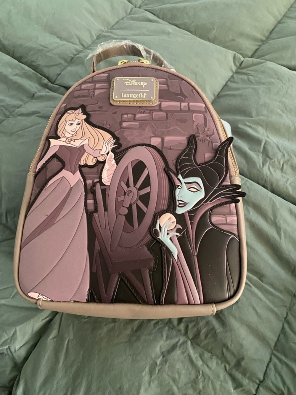 Loungefly Disney Aurora & Maleficent Pink  Mini Backpack